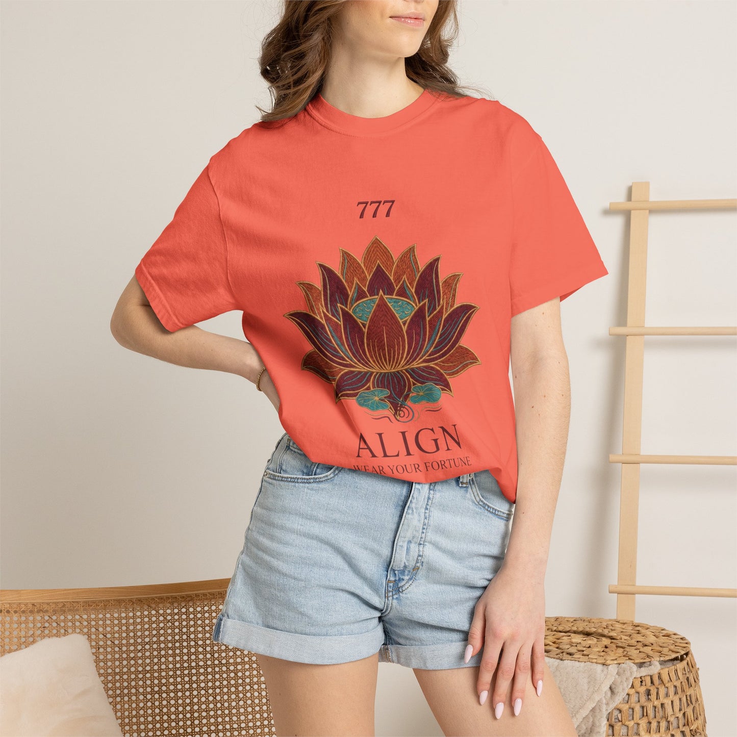 Align Lotus T-Shirt — 777 Spiritual Yoga Tee