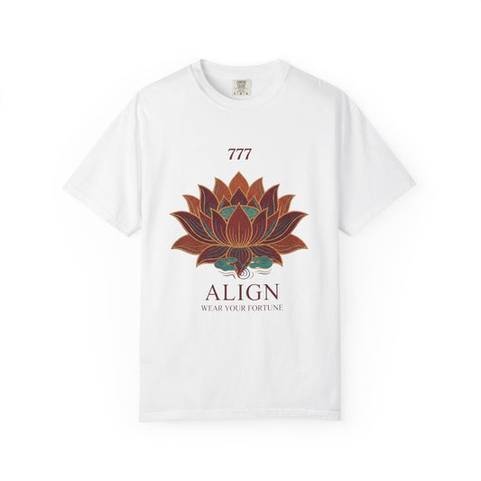 Align Lotus T-Shirt — 777 Spiritual Yoga Tee