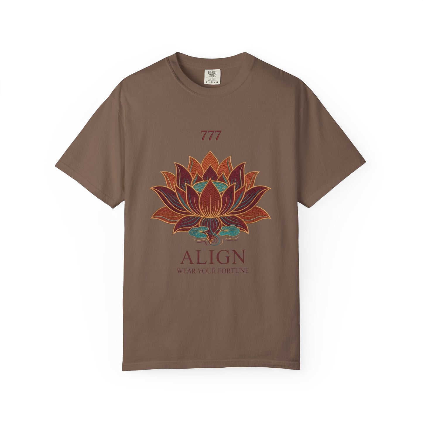 Align Lotus T-Shirt — 777 Spiritual Yoga Tee