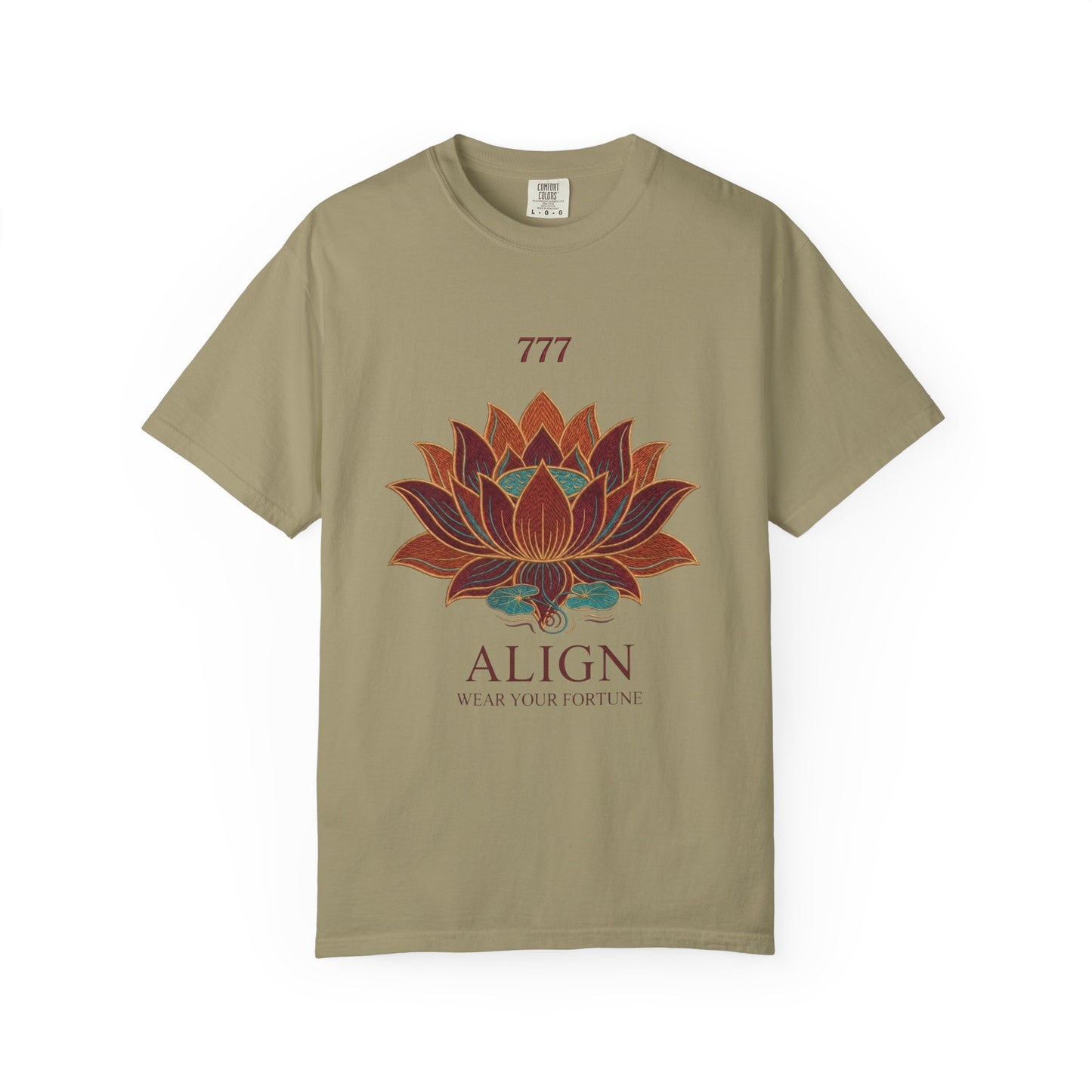 Align Lotus T-Shirt — 777 Spiritual Yoga Tee