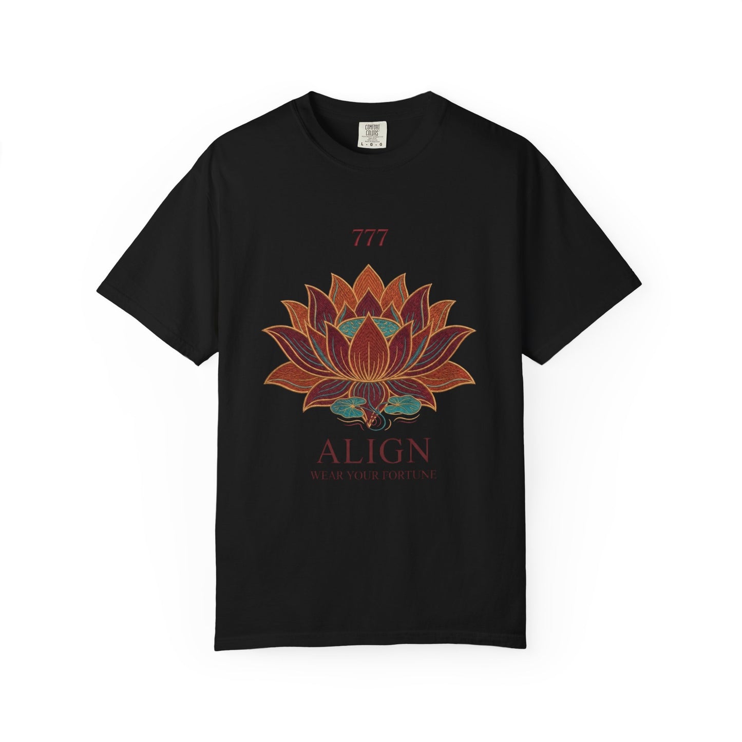 Align Lotus T-Shirt — 777 Spiritual Yoga Tee